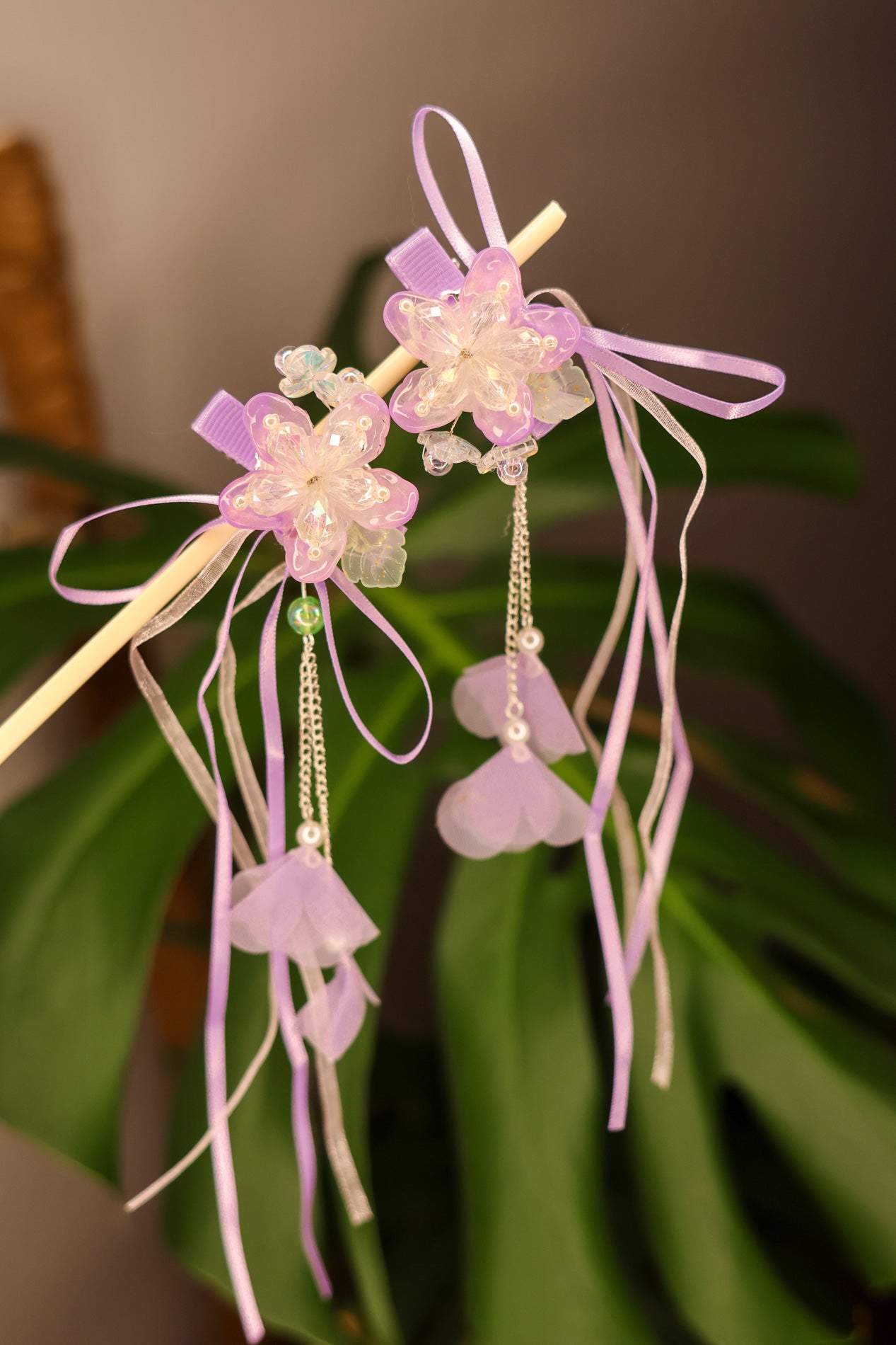 Purple Pixie Hair / Boots Clips - 2pk