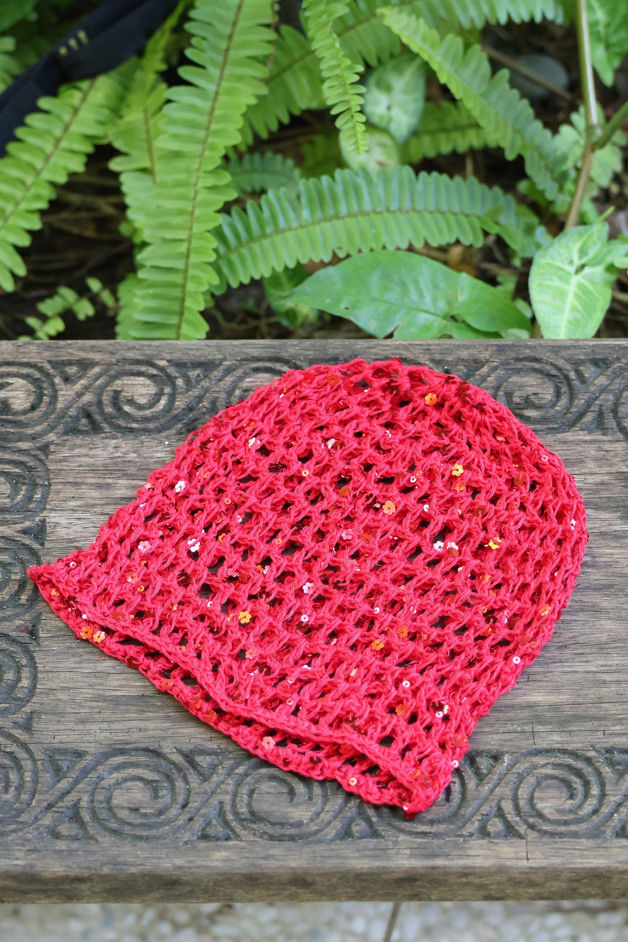 Crochet Hat - Red