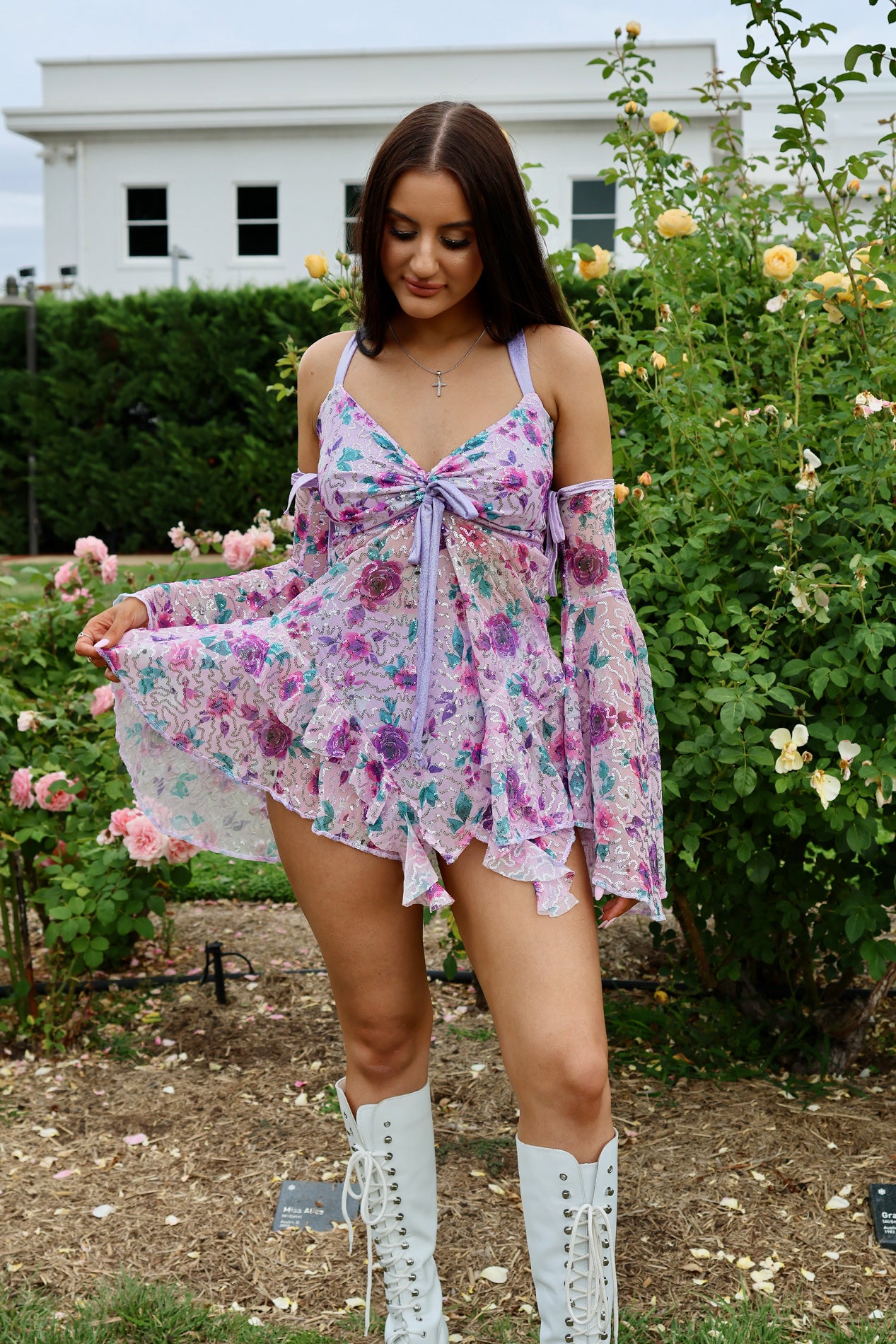 Stardust Dress / Bloomers - Lavender