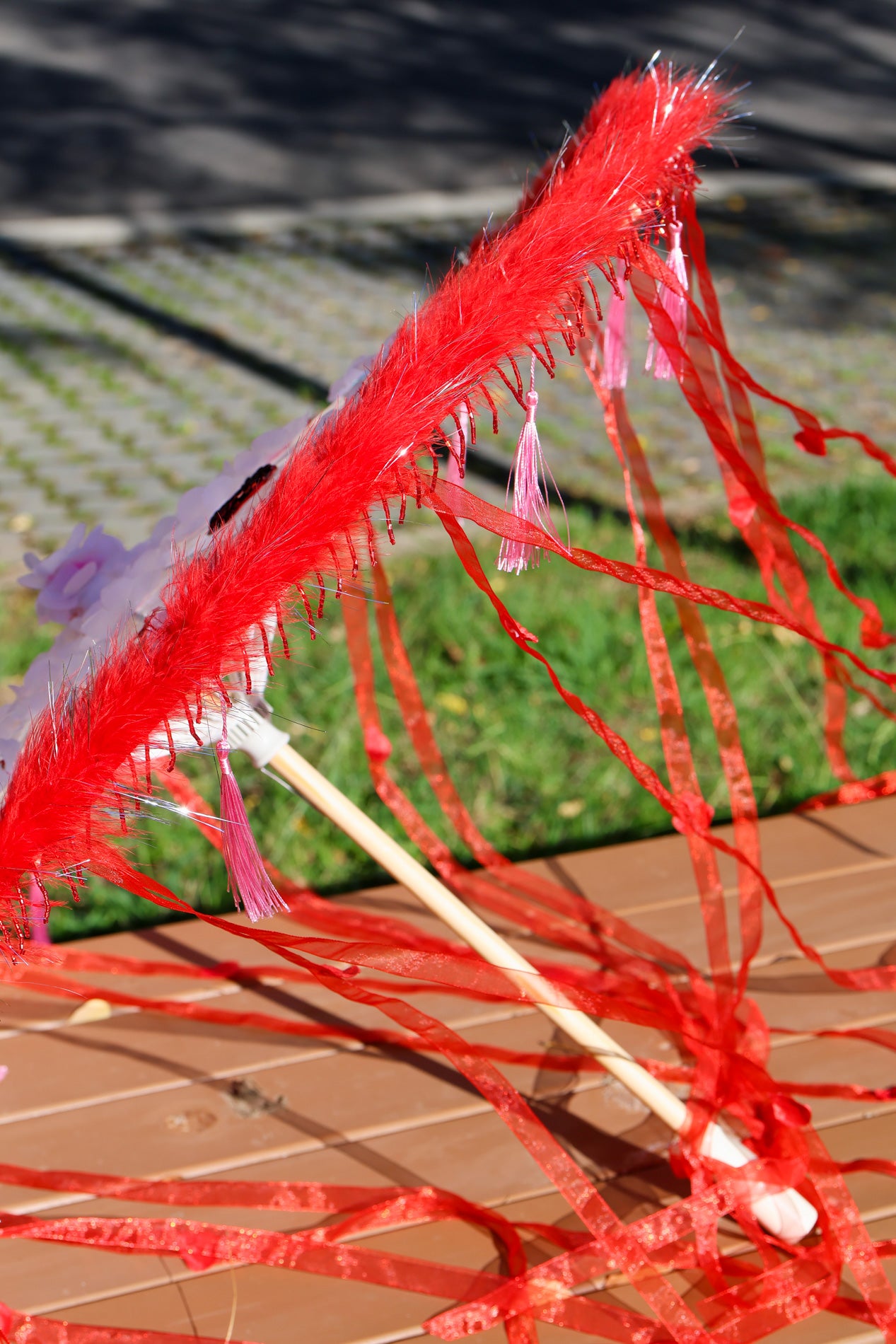 Strawberry Hearts Parasol