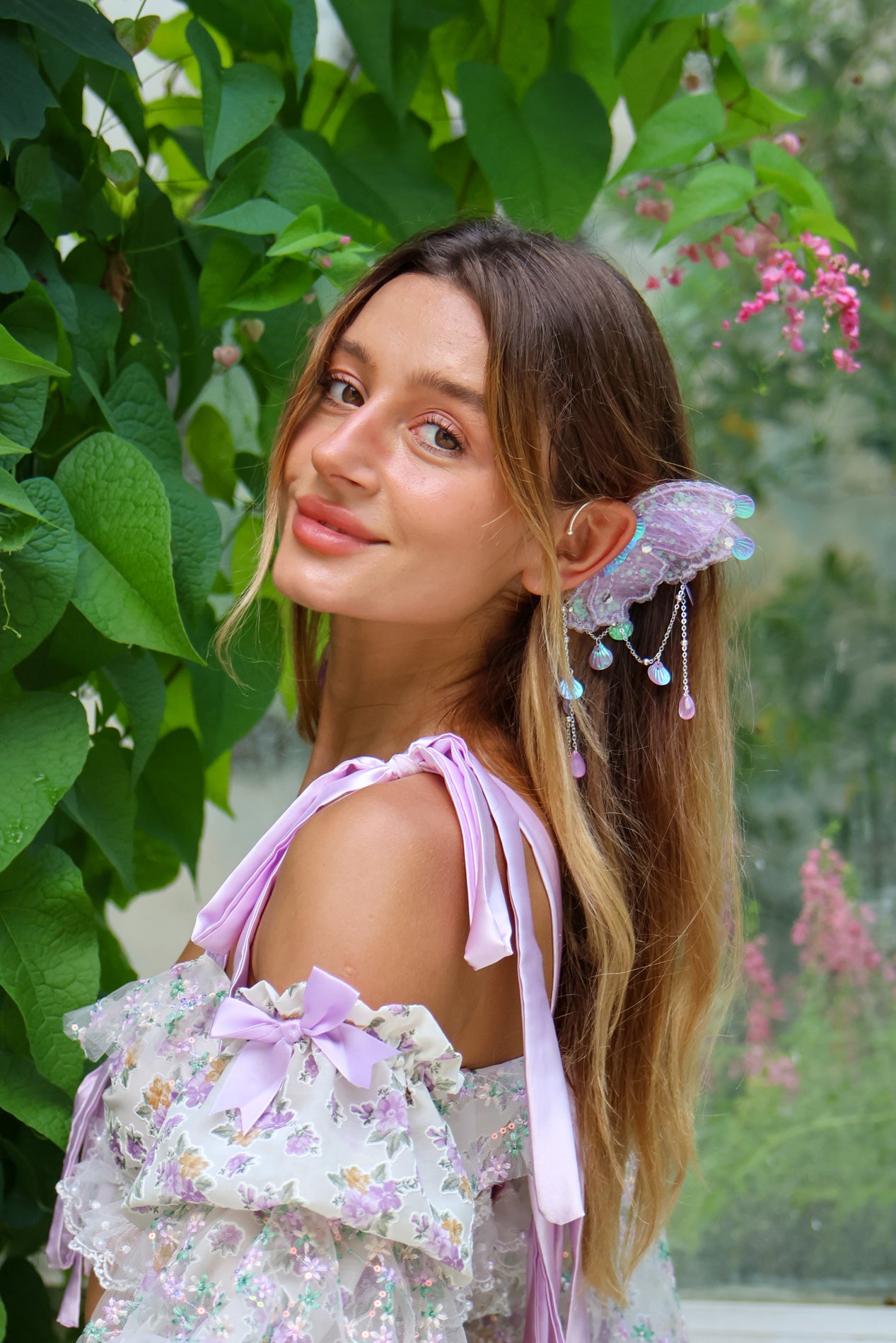 Ear Cuffs - Lilac Dust