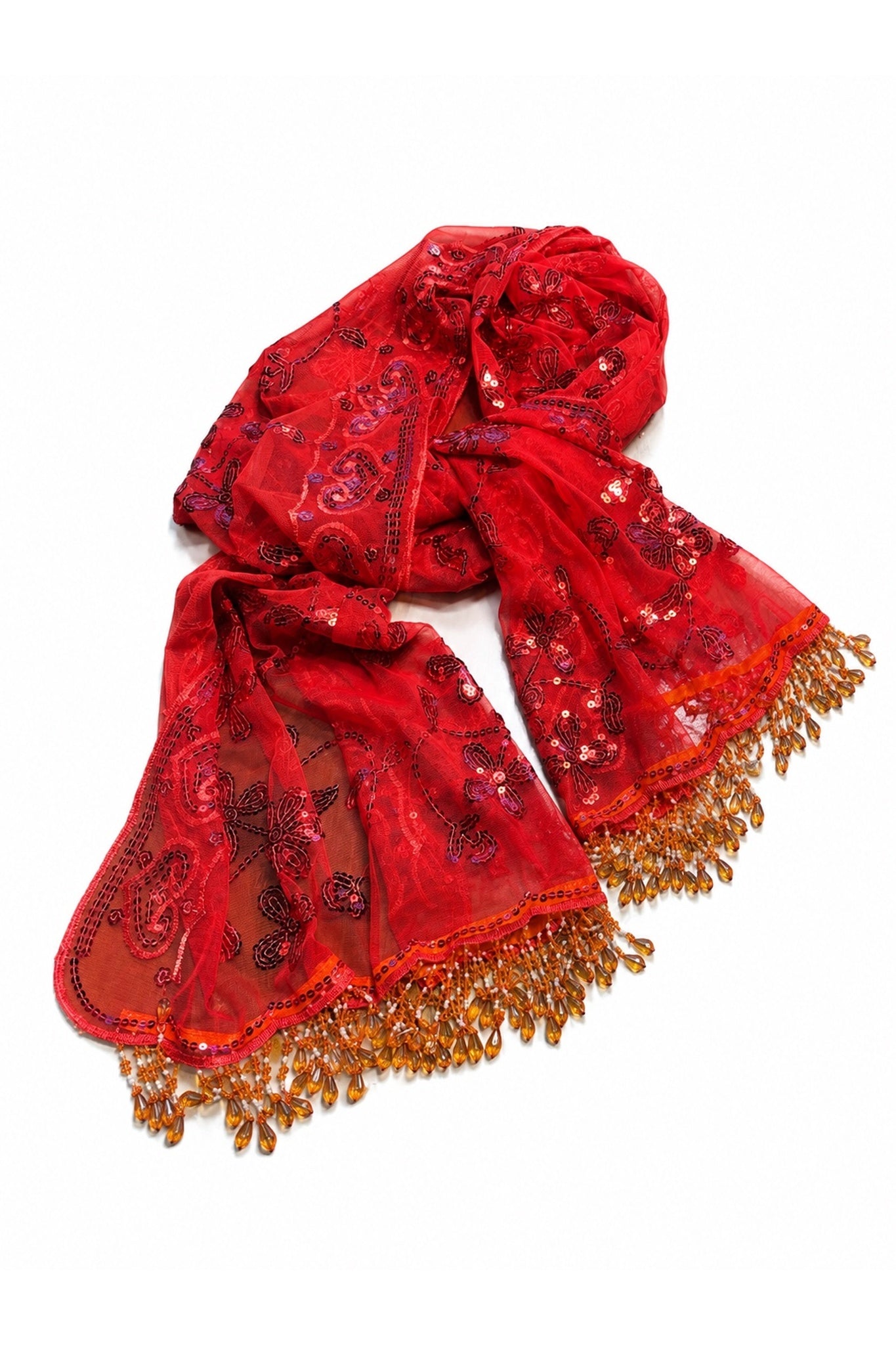 Fire Queen Sequin Pashmina