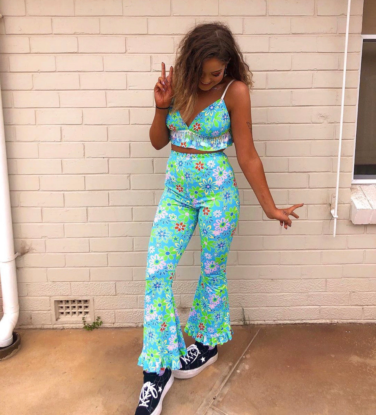 Create Your Own - Stretch Flares and Keyhole Bralette