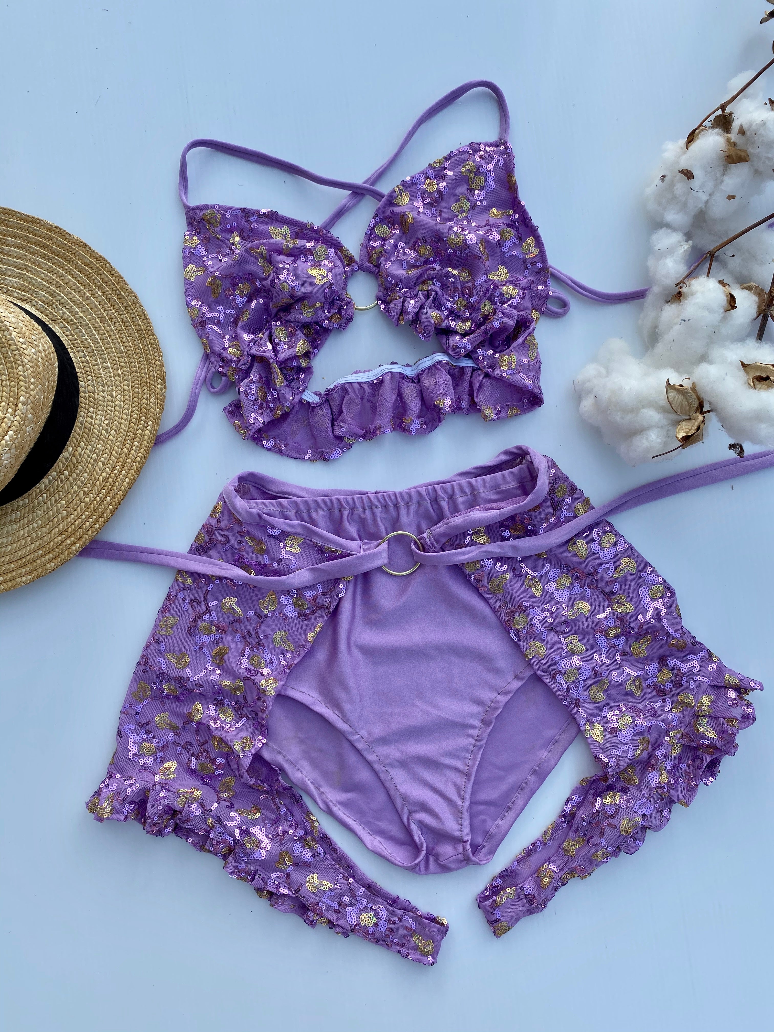 Create Your Own - Keyhole Bralette, Chap Short and Bloomers Set