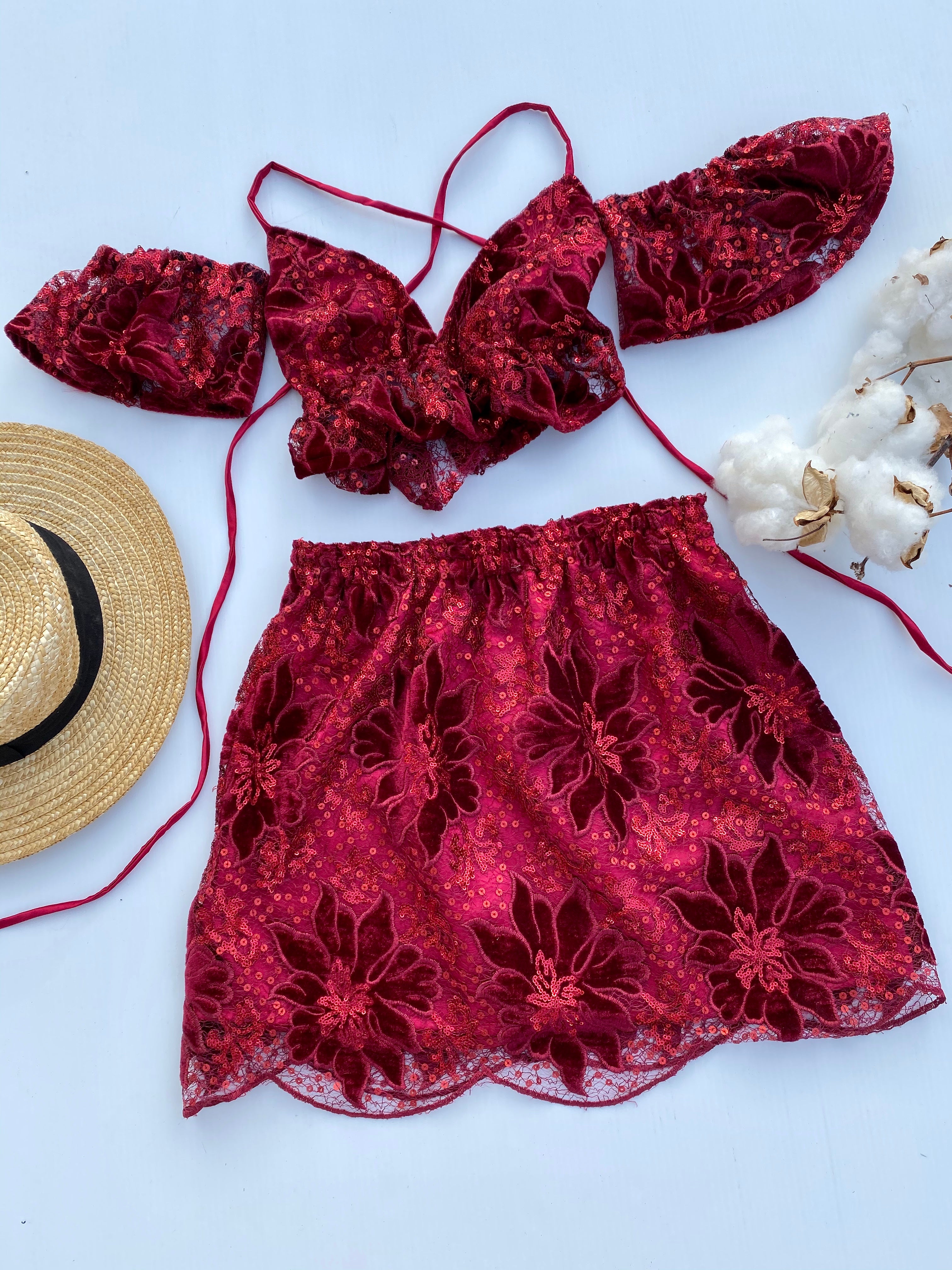 Create Your Own - Butterfly Crop and Elastic Skirt