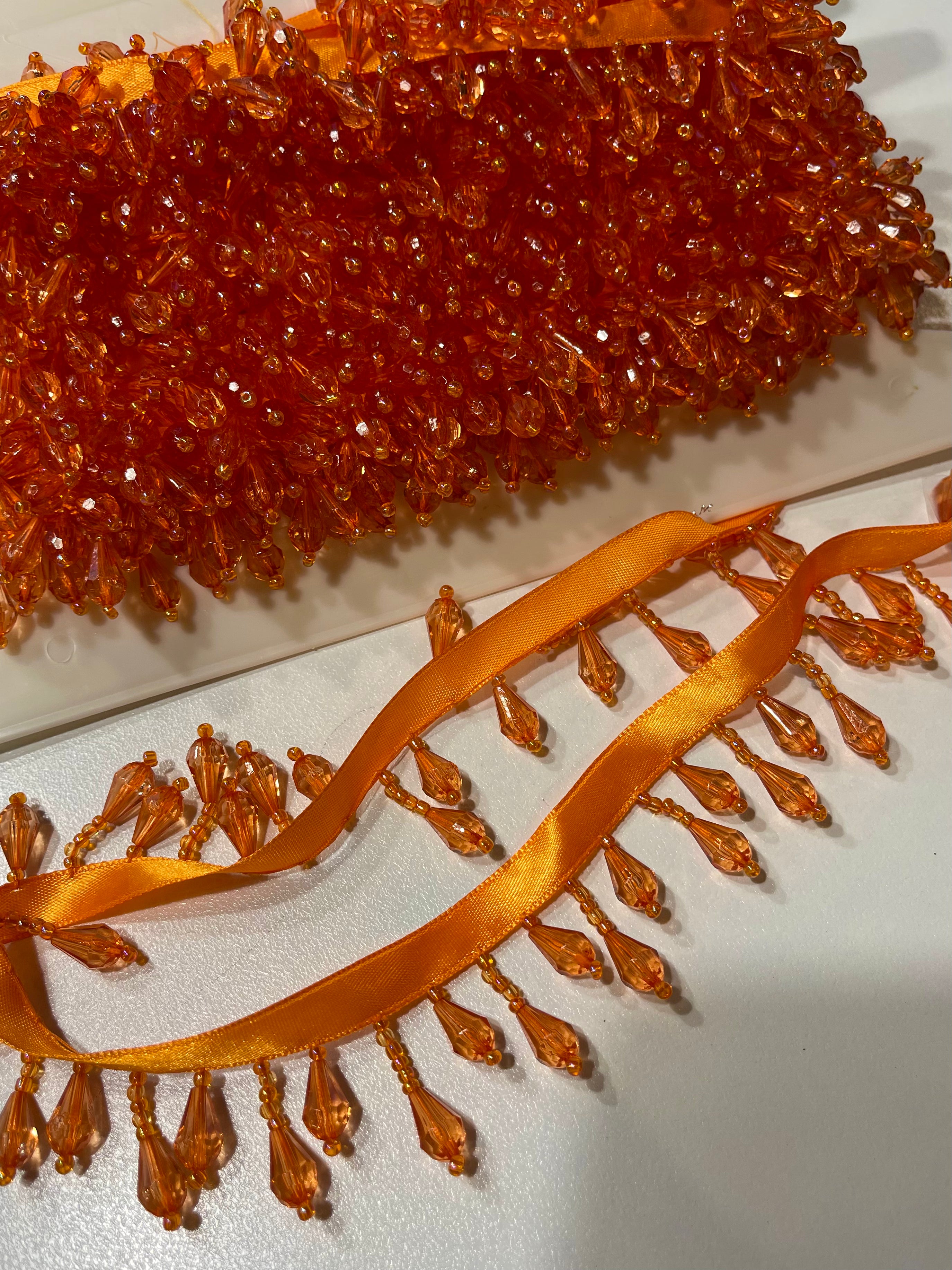 Orange Crystal Trim