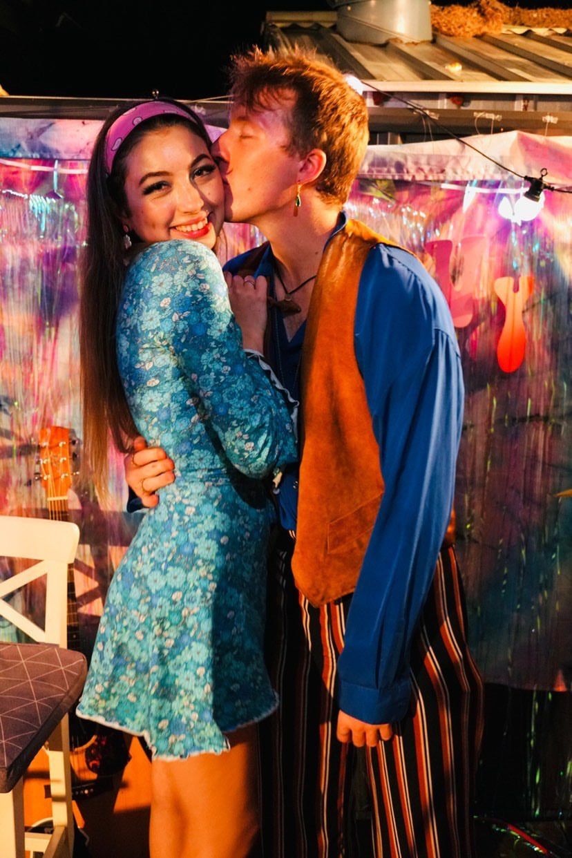 Create Your Own - 70's Flare Sleeve Dress