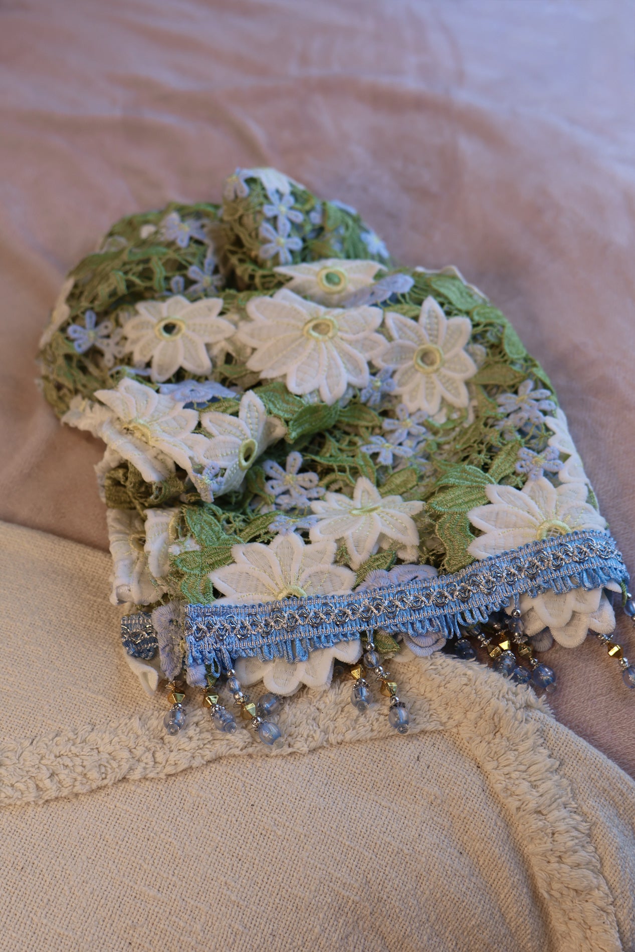 Flower Garden Pashmina - One Of A Kind