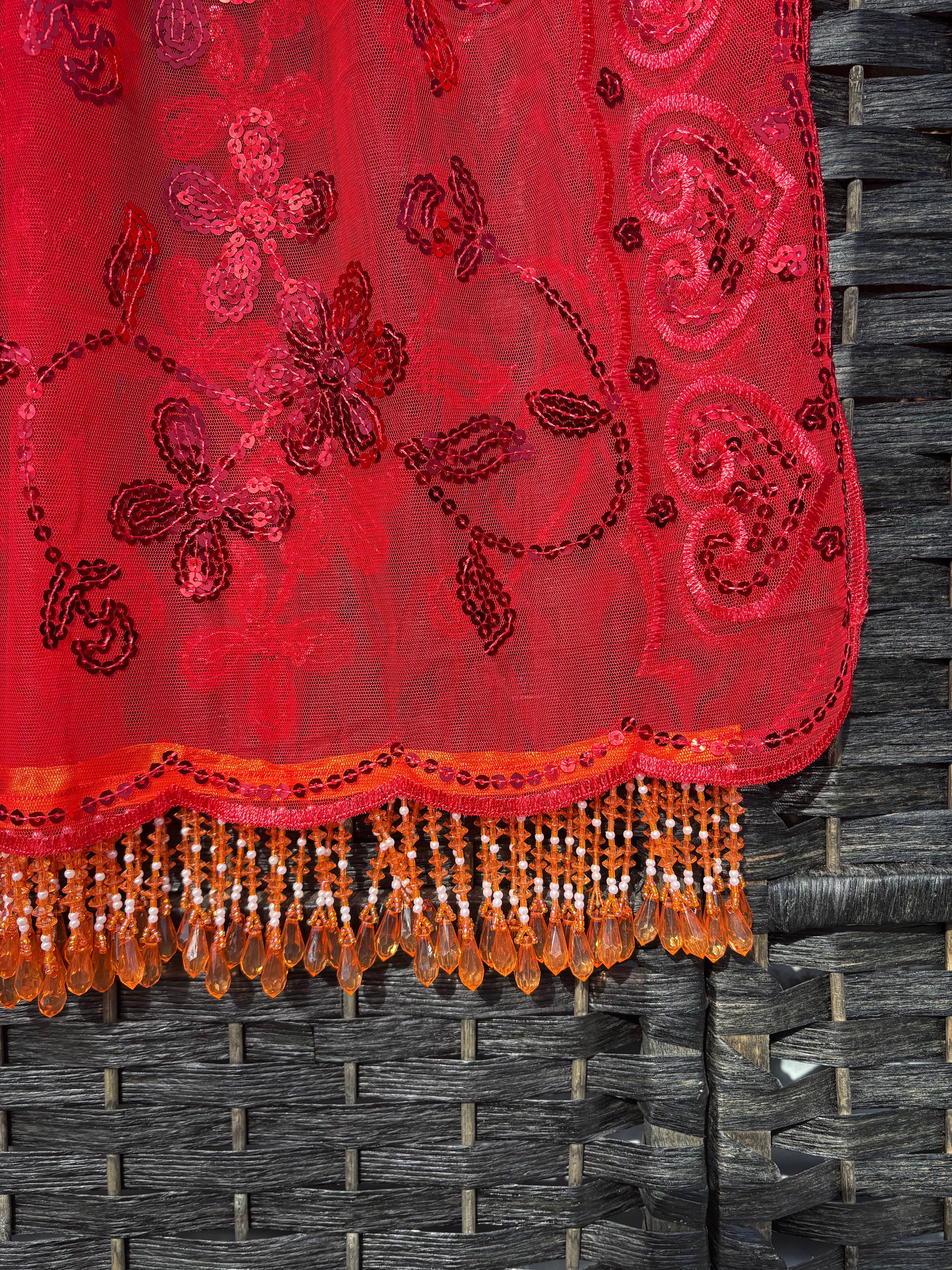 Fire Queen Sequin Pashmina