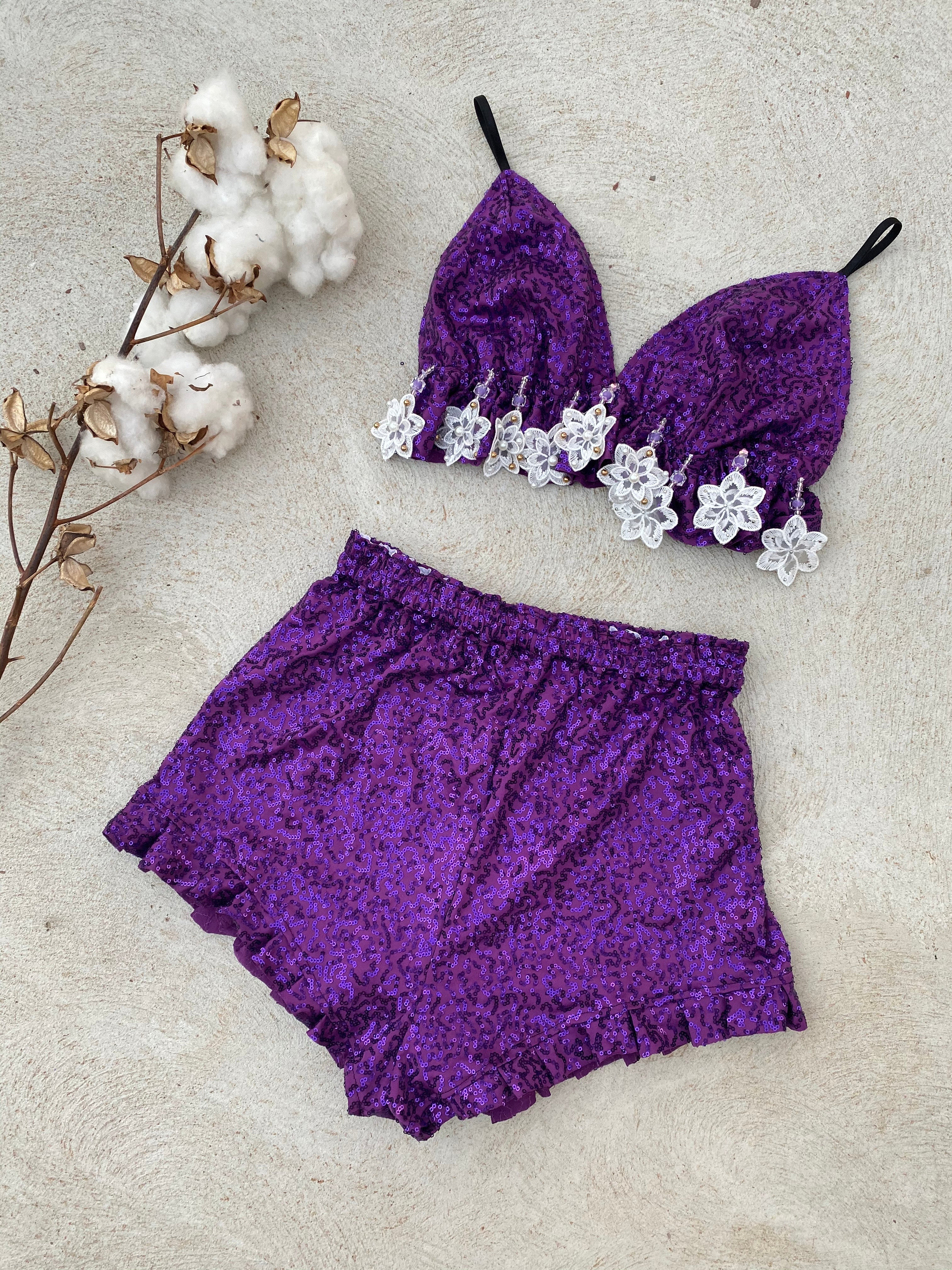 Create Your Own - Flare Shorts and Bralette Set
